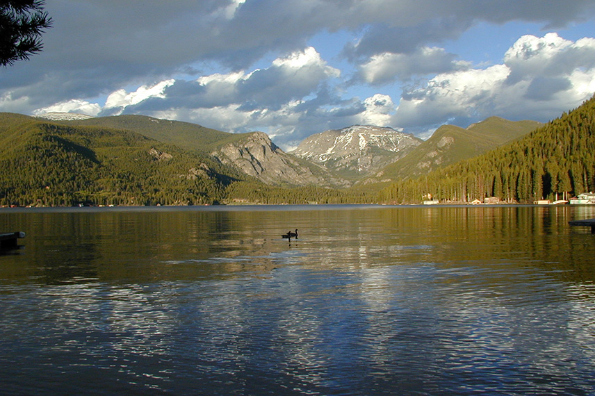 Grand Lake, Colorado - Deepest natural lake in Colorado