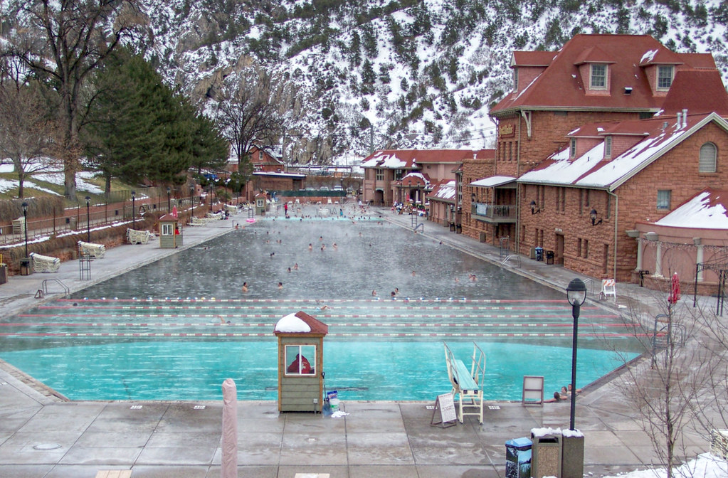 hot springs, pool, Glenwood Springs, Colorado, places to see