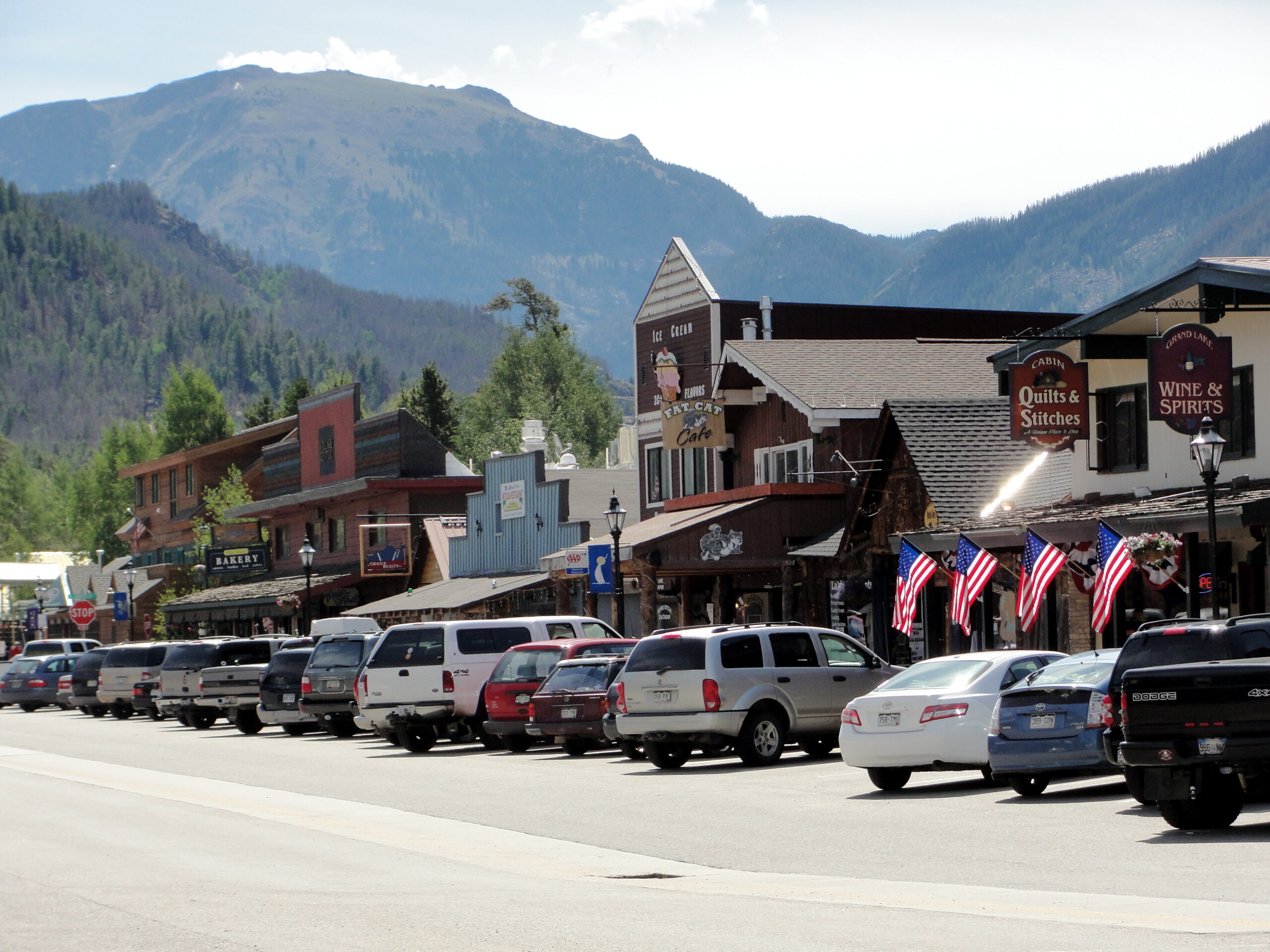 Downtown Grand Lake Colorado USA, Colorado