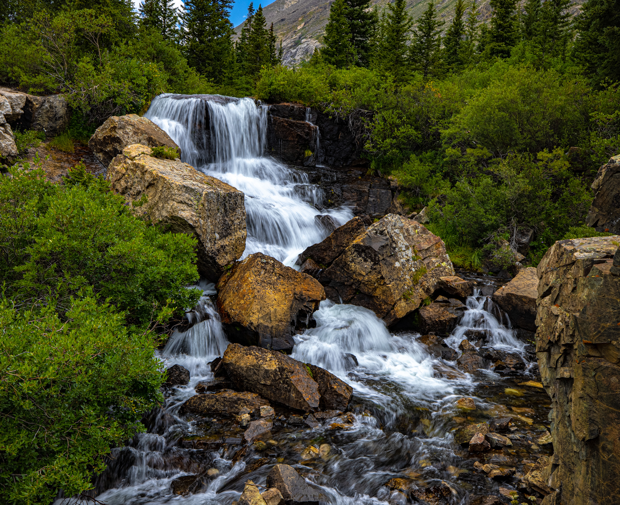 Monte Cristo Gulch Falls - Breckenridge, Colorado, Colorado