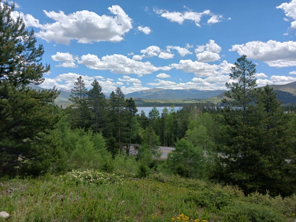 Hiking near Breckenridge Colorado