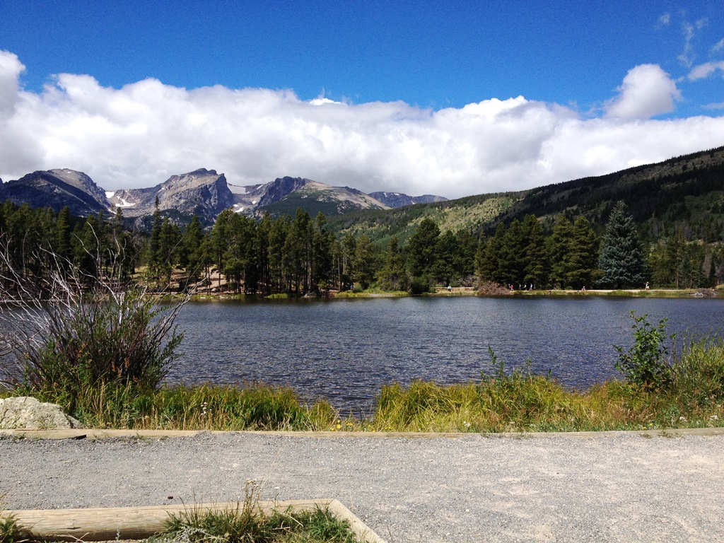Sprague Lake in Rocky Mountain National Park Estes Park Colorado